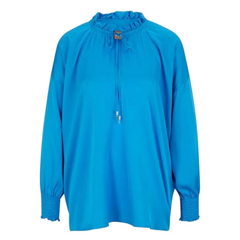 Boss Womens/Ladies Baratina Silk Blouse / Bright Blue